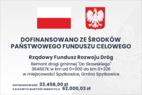 tablica informacyjna-dofinansowano ze środków państwowego funduszu celowego